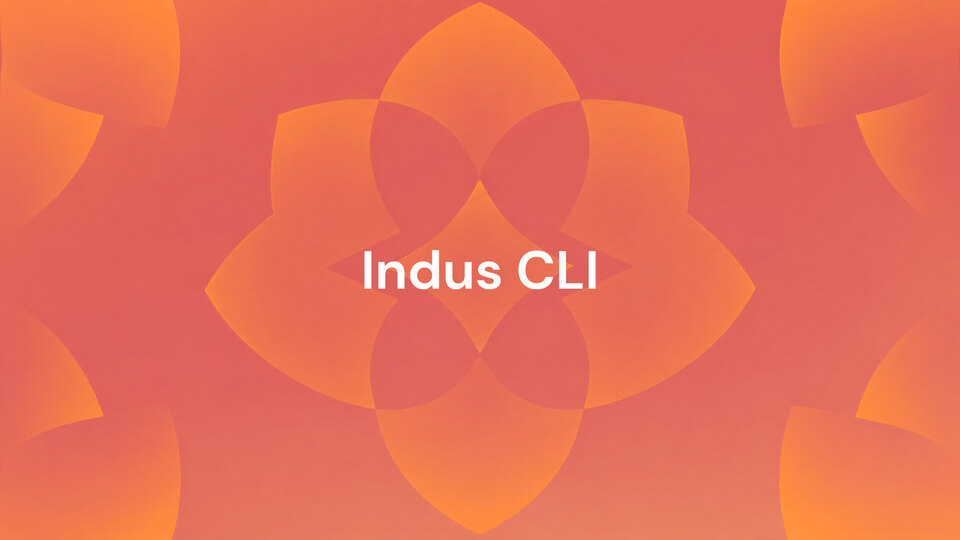 Indus CLI running in a terminal